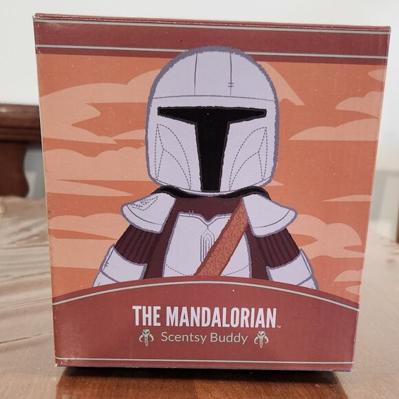 Scentsy Buddy Star Wars Mandalorian new in box with new scent pack - Picture 2 of 3